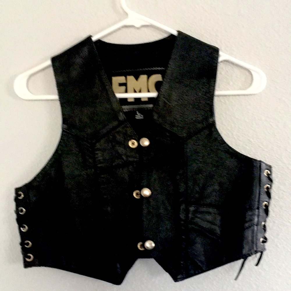 FMC leather vest